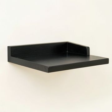Harbor Dale Wall-Mounted Cat Perch - Black (synthetic illustration; no displayed measurements)