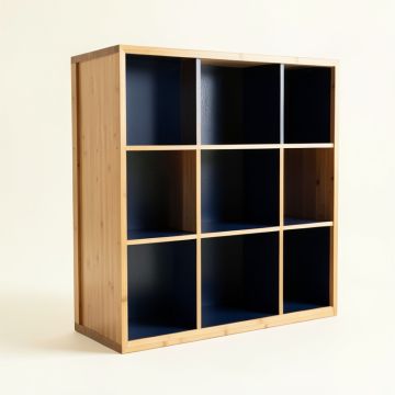 Fern Branch Freestanding Bookcase - Navy (synthetic illustration; no displayed measurements)