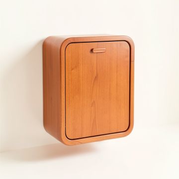 Laurel Crest Wall-Mounted Laundry Cabinet - Terracotta (synthetic illustration; no displayed measurements)