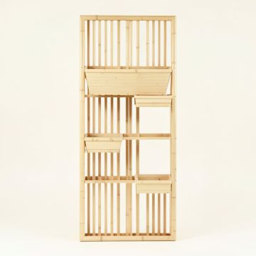 Vale Bridge Empty Vertical Garden Frame - Ivory (synthetic illustration; no displayed measurements)