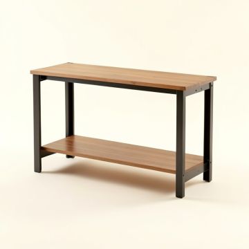 Industrial Console Table (synthetic illustration; no displayed measurements)