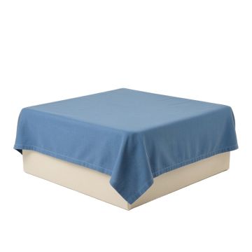 Dawn Canyon Flat Bed Sheet - Blue