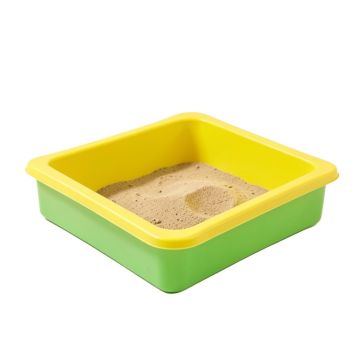 Junior Sunflower 37 '' X 37 '' Plastic Novelty Sandbox