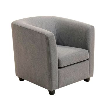 Khue Upholstered Parsons Chair In Gray