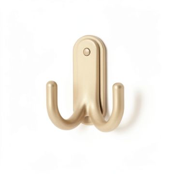 Maple Branch Wall-Mounted Robe Hook - Beige (synthetic illustration; no displayed measurements)