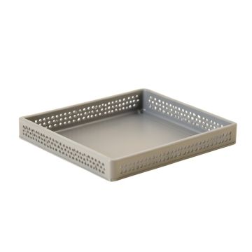 Cedar Bluff Empty Under-Desk Cable Tray - Gray