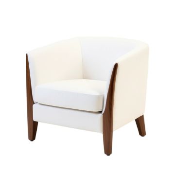 Brittnie 24 '' Wide Polyester Barrel Chair