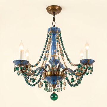 Unique Empire Chandelier With Beaded Accent (synthetic illustration; no displayed measurements)