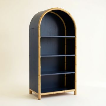 Cedar Dell Freestanding Bookcase - Navy (synthetic illustration; no displayed measurements)