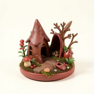 Shoe House Fairy Garden (synthetic illustration; no displayed measurements)