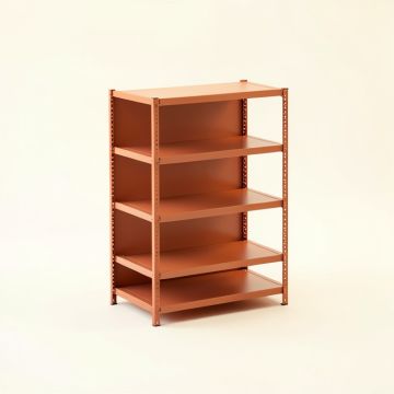 Juniper Branch Desktop Shelving Unit - Terracotta (synthetic illustration; no displayed measurements)