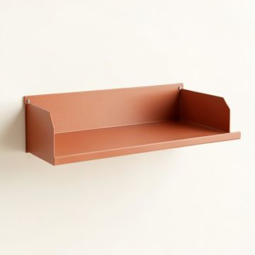 Glen Canyon Wall-Mounted Shelf - Terracotta (synthetic illustration; no displayed measurements)