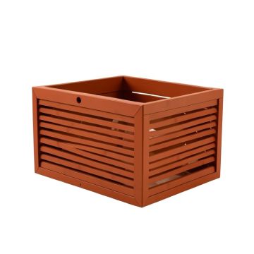 Clay Canyon Empty Furniture-Style Litter Enclosure - Terracotta