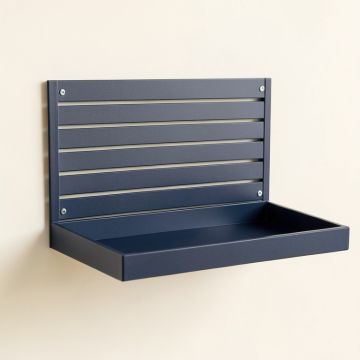 Summit Brook Wall-Mounted Entryway Organizer Shelf - Navy (synthetic illustration; no displayed measurements)