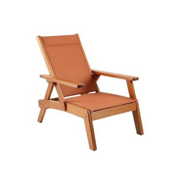 Slate Bridge Outdoor Lounge Chair - Terracotta