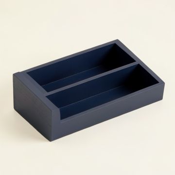 Aspen Bend Empty Pantry Drawer Organizer Insert - Navy (synthetic illustration; no displayed measurements)