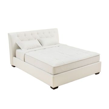 Ellyce Tufted Upholstered Platform Bed