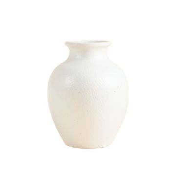 Moss Bridge Empty Decorative Vase - White