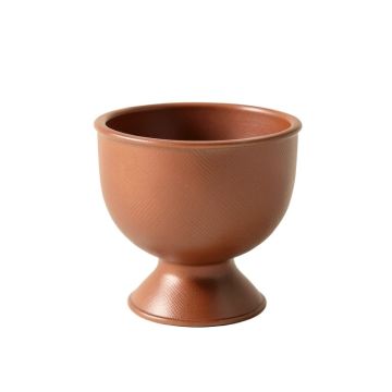 Vale Bend Empty Candle Holder - Terracotta