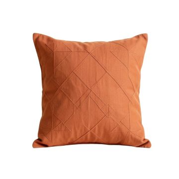 River Bridge Filled Accent Pillow - Terracotta