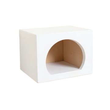 Maple Dell Wall-Mounted Cat Perch - White