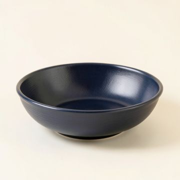 Ash Crossing Dining Bowl - Navy (synthetic illustration; no displayed measurements)