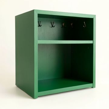 Sage Bluff Empty Mug-Storage Cabinet Insert - Green (synthetic illustration; no displayed measurements)