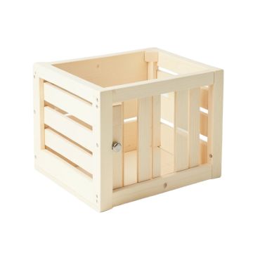 Reed Branch Empty Furniture-Style Pet Crate - Cream
