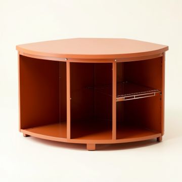 River Bend Empty Countertop Canister Rack - Terracotta (synthetic illustration; no displayed measurements)