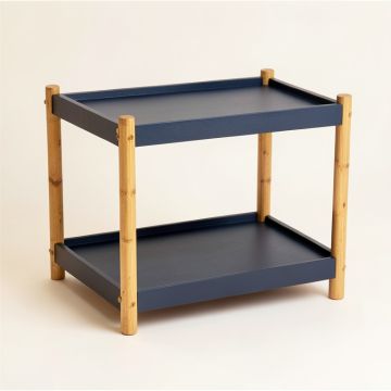 Laurel Arc Empty Countertop Canister Rack - Navy (synthetic illustration; no displayed measurements)
