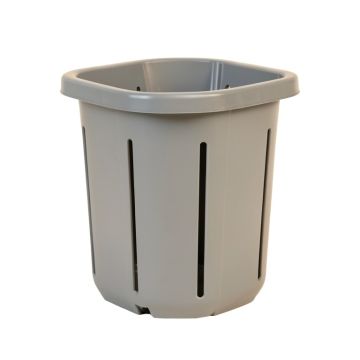 River Bend Closed Garden Compost Bin - Gray