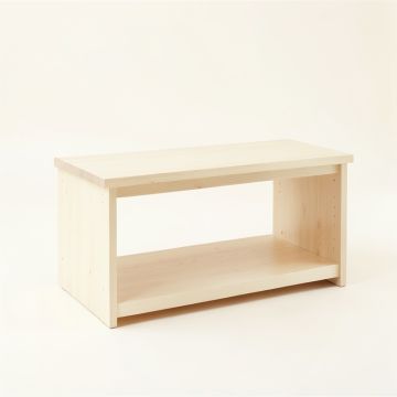 Flint Brook Indoor Bench - Ivory (synthetic illustration; no displayed measurements)