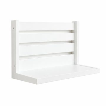 Meadow Brook Wall-Mounted Entryway Organizer Shelf - White