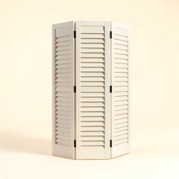 Louvered Pvc/Vinyl Bi-Fold Door (synthetic illustration; no displayed measurements)