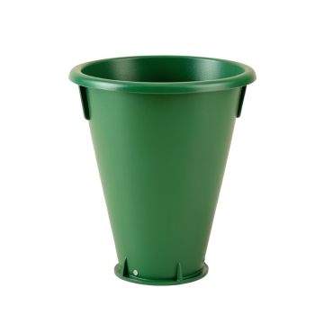 Wren Arc Empty Railing Planter With Integral Brackets - Green