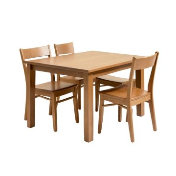 Alyworth Butterfly Leaf Solid Wood Dining Set