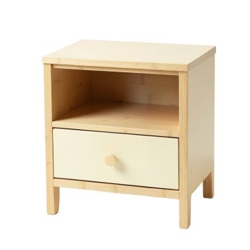 Pine Arc Nightstand - Cream