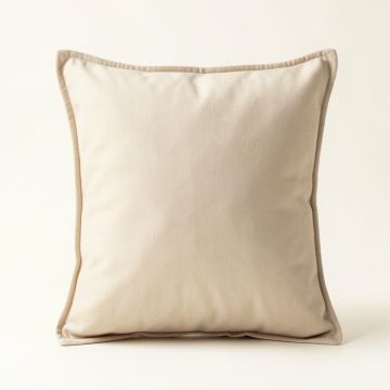 Oak Branch Filled Accent Pillow - Beige (synthetic illustration; no displayed measurements)