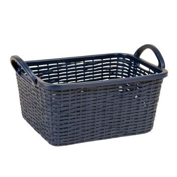 Slate Brook Empty Storage Basket - Navy