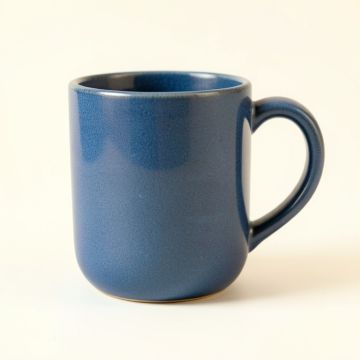 Spruce Bridge Ceramic Mug - Blue (synthetic illustration; no displayed measurements)