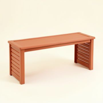 Fern Arc Narrow Outdoor Storage Bench (synthetic illustration; no displayed measurements)