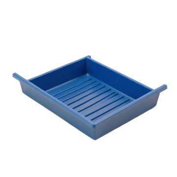 Olive Brook Empty Under-Desk Cable Tray - Blue