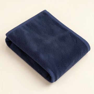 Shore Bridge Bath Towel - Navy (synthetic illustration; no displayed measurements)