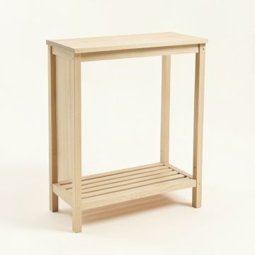 Elm Bridge Freestanding Laundry Folding Counter - Beige (synthetic illustration; no displayed measurements)