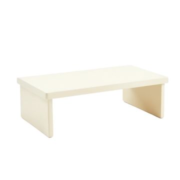 Olive Edge Desktop Monitor Riser - Ivory