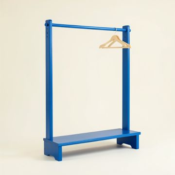 Harbor Bluff Empty Garment Rack - Blue (synthetic illustration; no displayed measurements)