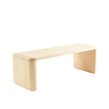 Maple Branch Indoor Bench - Ivory