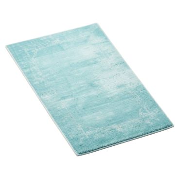 Ombre Doily Aquamarine/Light Blue Area Rug