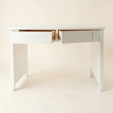 Alder Dell Writing Desk - White (synthetic illustration; no displayed measurements)
