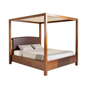 Asriya Low Profile Four Poster Bed